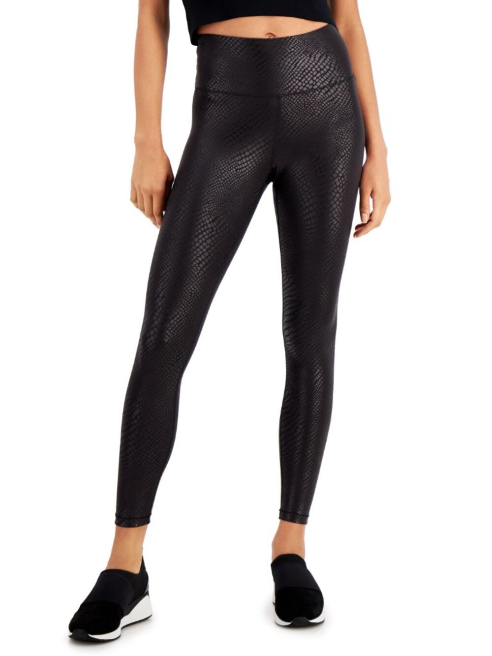 INC International Concepts Womens Croc-Print Leggings